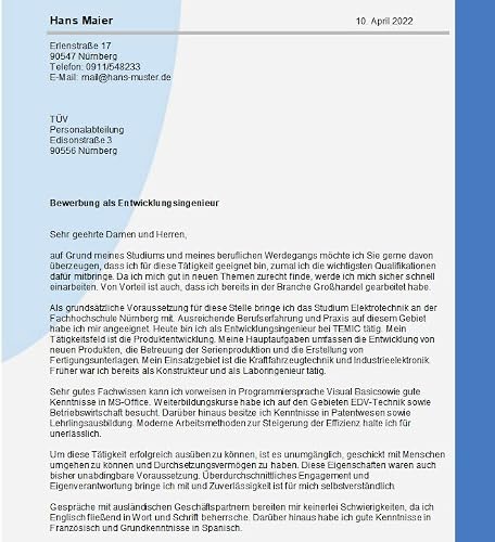Detalle 2 de BEWERBUNGSMASTER professional 2026 – Windows-Software für Bewerbungspakete
