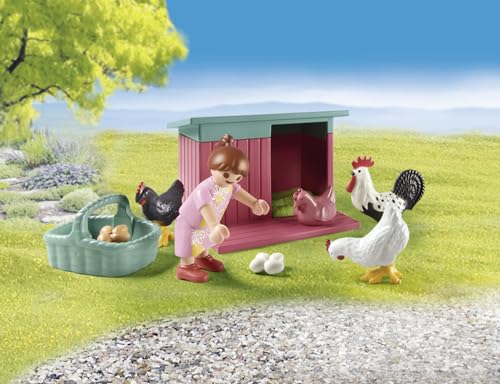 Thumbnail 6 de PLAYMOBIL myLife 71510 Corral de pollos para niños