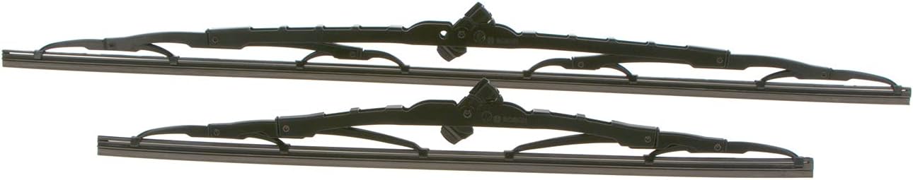 Thumbnail 1 de Bosch Twin 601 Front Windscreen Wipers (Set of 2) – 575mm/400mm with Pre-assembled Quick-Clip Adapter
