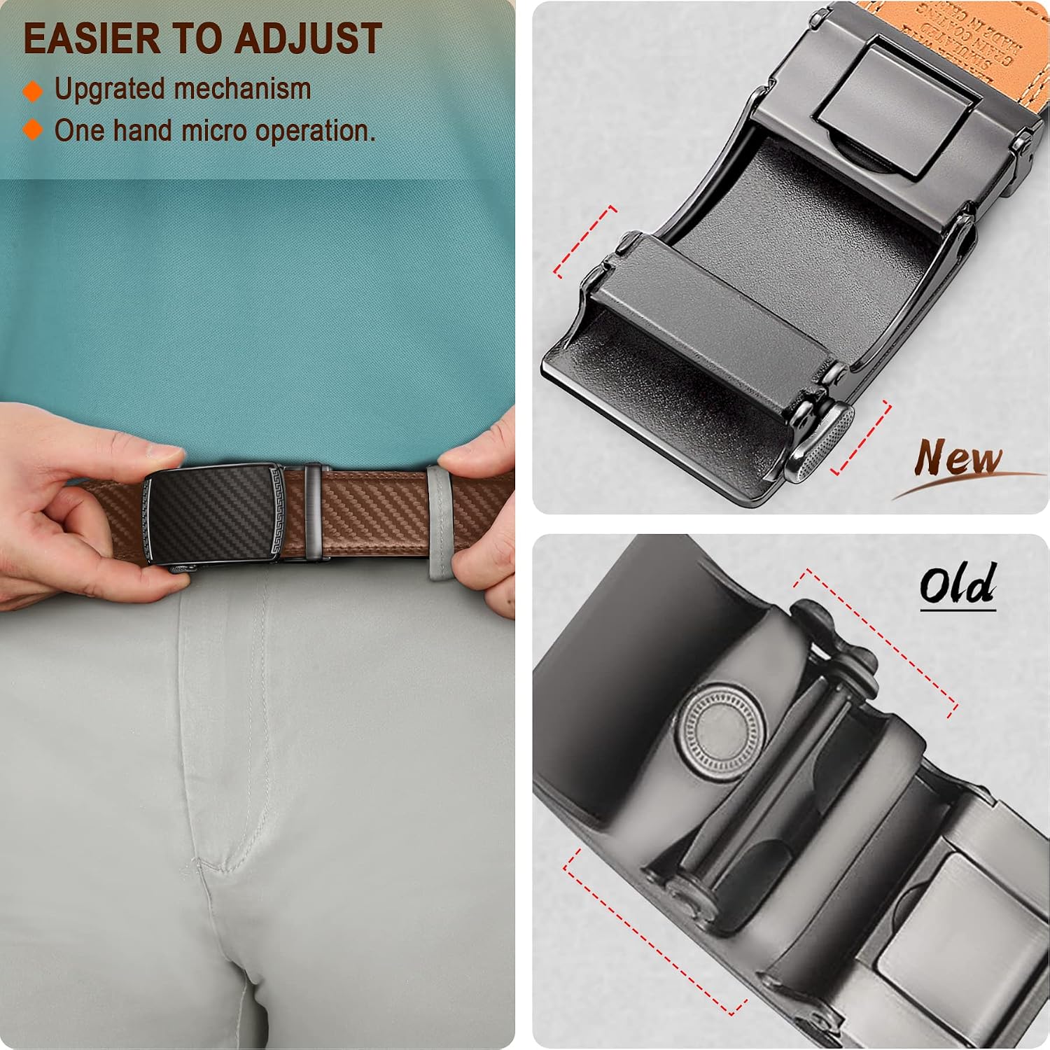 Thumbnail 4 de BULLIANT Ceinture Homme Automatique en Cuir 35 mm