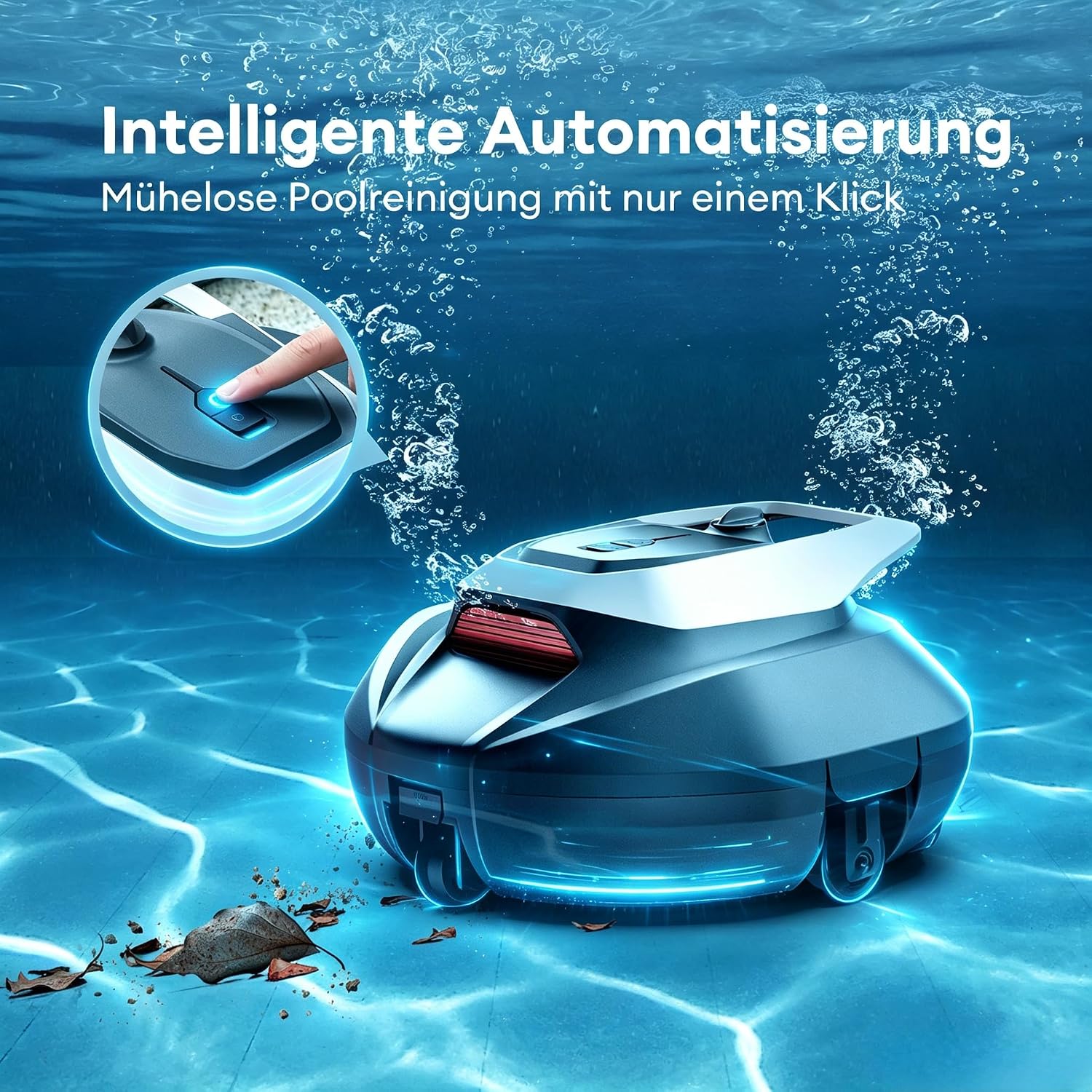Thumbnail 1 de Pooleco 10 Poolroboter (2026 Upgrade) – kabelloser Akku-Saugroboter mit Dual-Motor-System