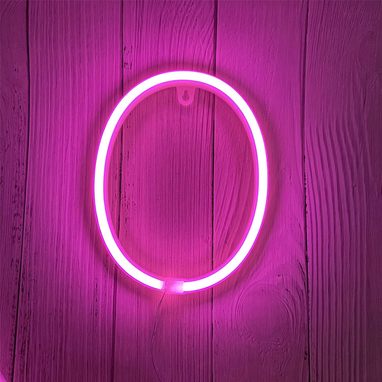 DWOOKE LED Lights - Pink Neon Letters (USB or Battery Operated)