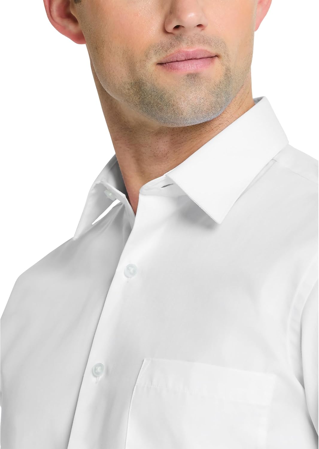 Thumbnail 5 de Van Heusen Men’s Dress Shirt Fitted Poplin Solid