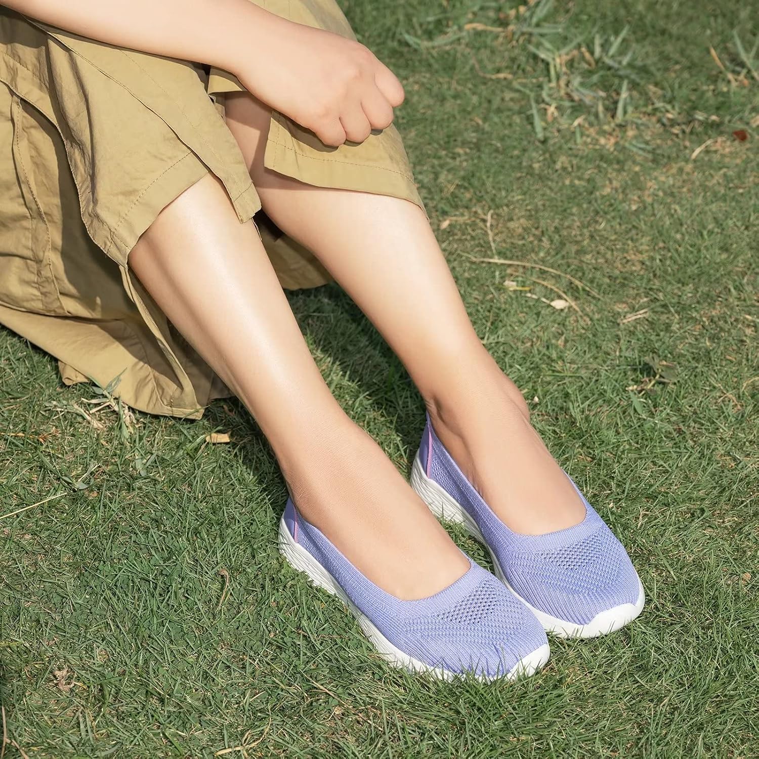 Thumbnail 1 de TIOSEBON Women's Slip-On Loafers: Breathable Low-Top Flat Shoes