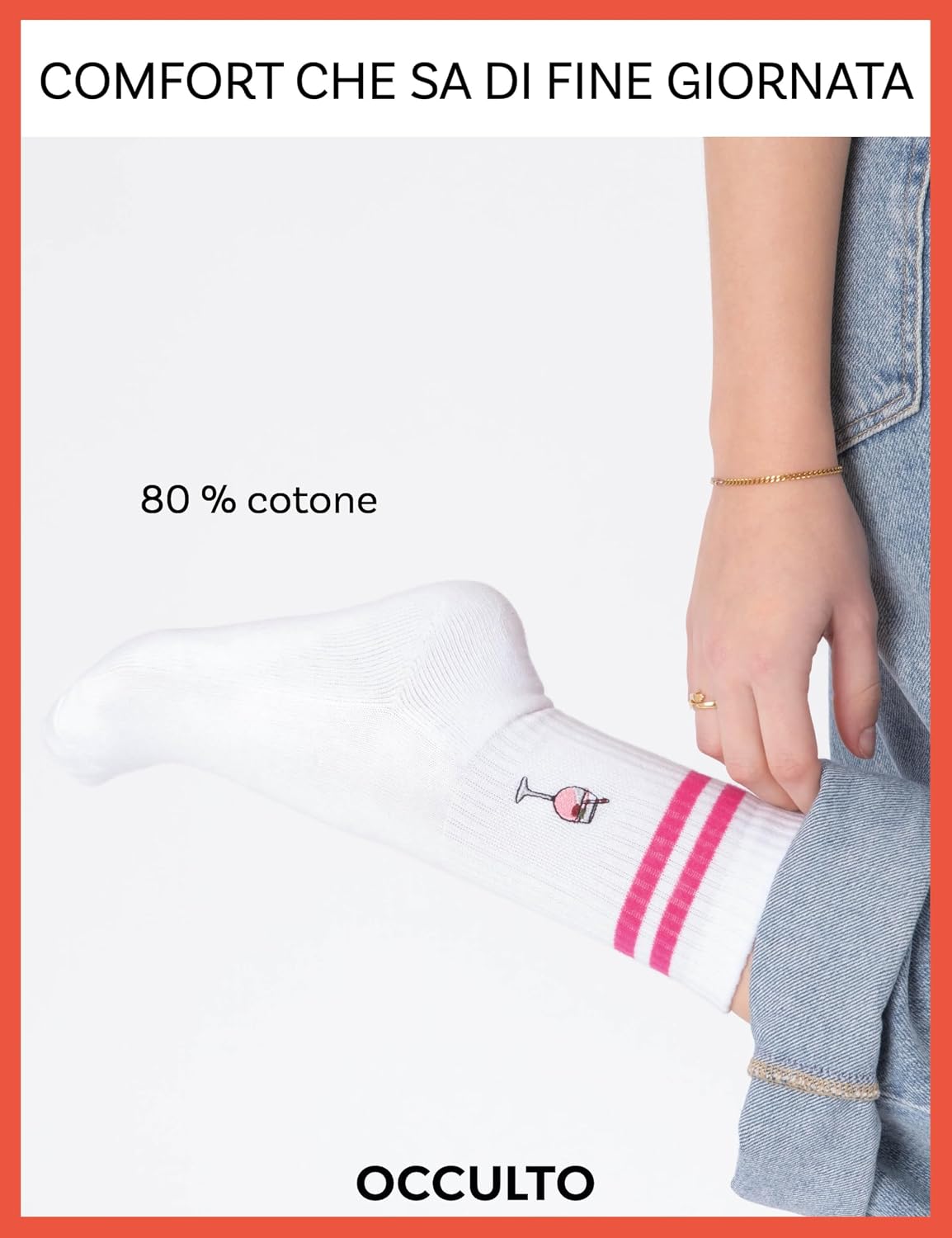 Detalle de Occulto calze spugna da donna e uomo modello Summer, confezione da 3