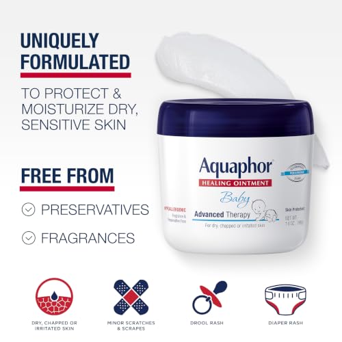 Detalle 2 de Aquaphor Baby Healing Ointment for Diaper Rash and More, 14 OZ