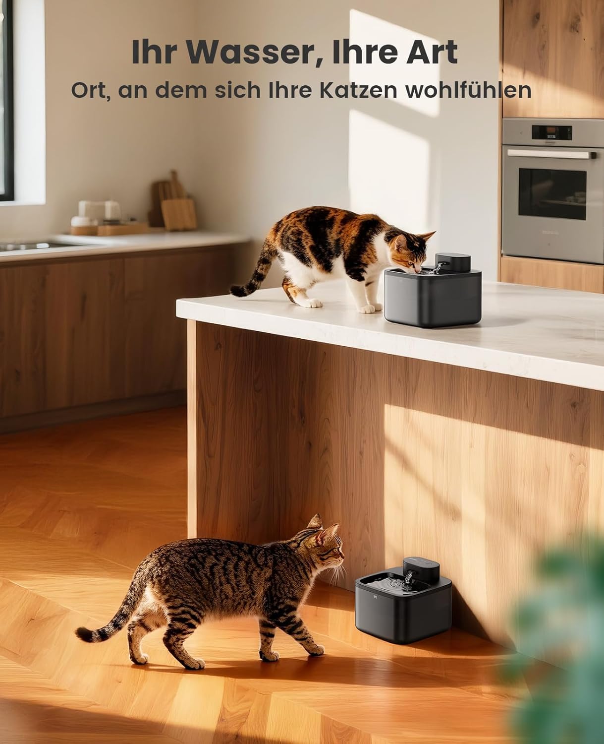 Thumbnail 4 de oneisall katzenbrunnen kabellos 2,2 L