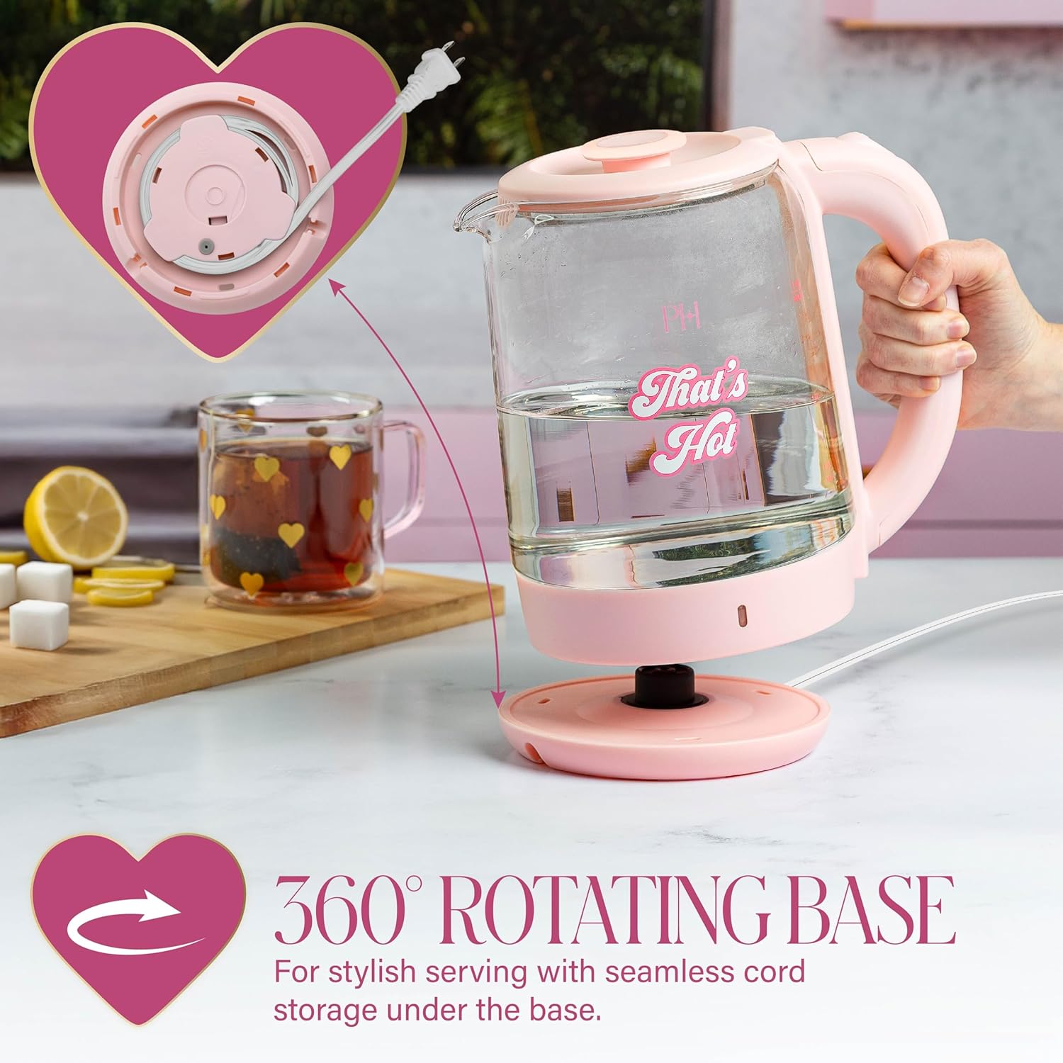 Thumbnail 4 de Paris Hilton Electric Kettle 1.8L 🫖