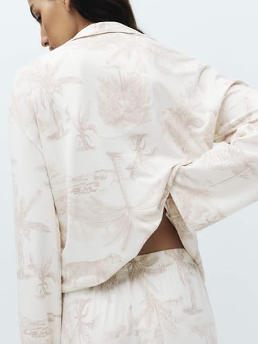 Detalle 2 de Marks & Spencer Ensemble Pyjama à Revers avec imprimé, Toucher Doux M