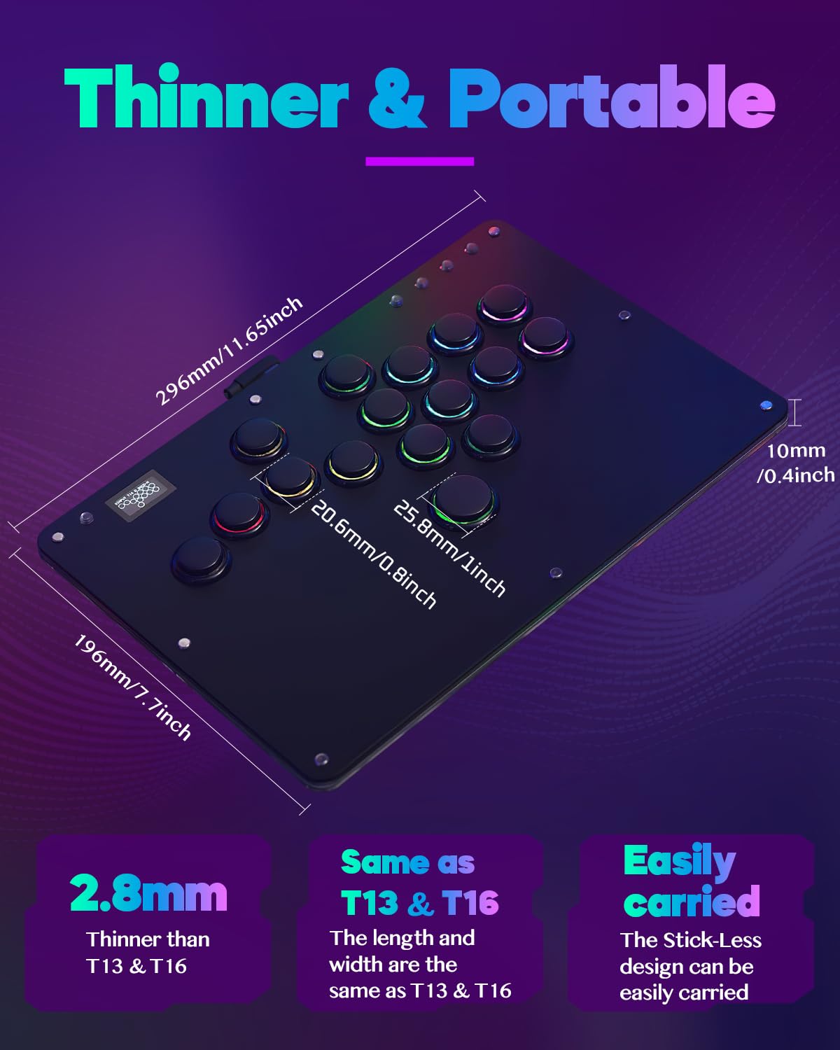 Thumbnail 1 de Sehawei R16 Arcade Stick 16 Tasten