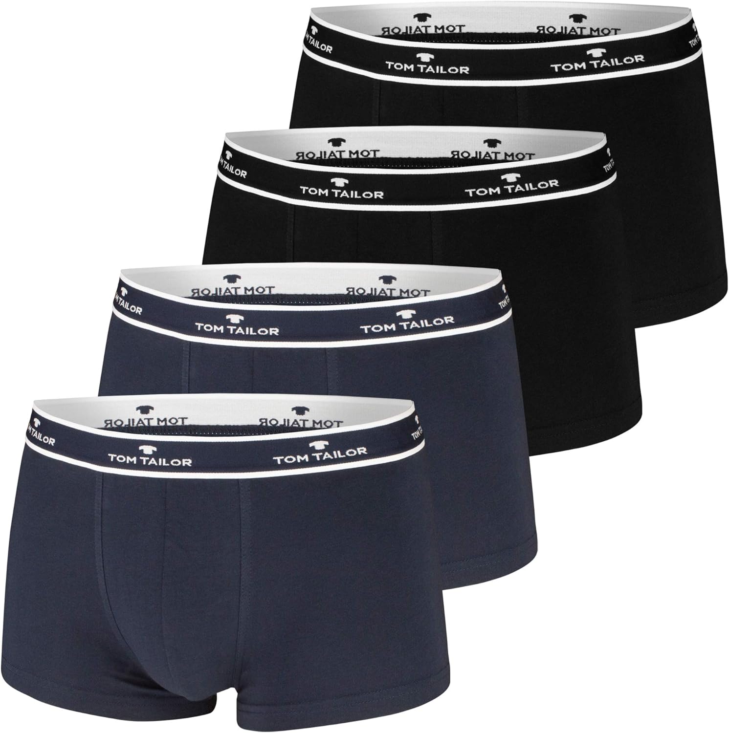 Thumbnail 6 de TOM TAILOR Boxershorts 4er Pack Herren Basic Unterhosen aus natürlicher Baumwolle