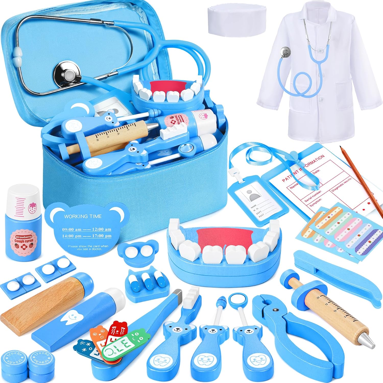 Kit dottore bimbi Ophy 16 pezzi