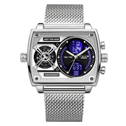 Detalle de FEICE FK814 reloj 47 mm cuadrado