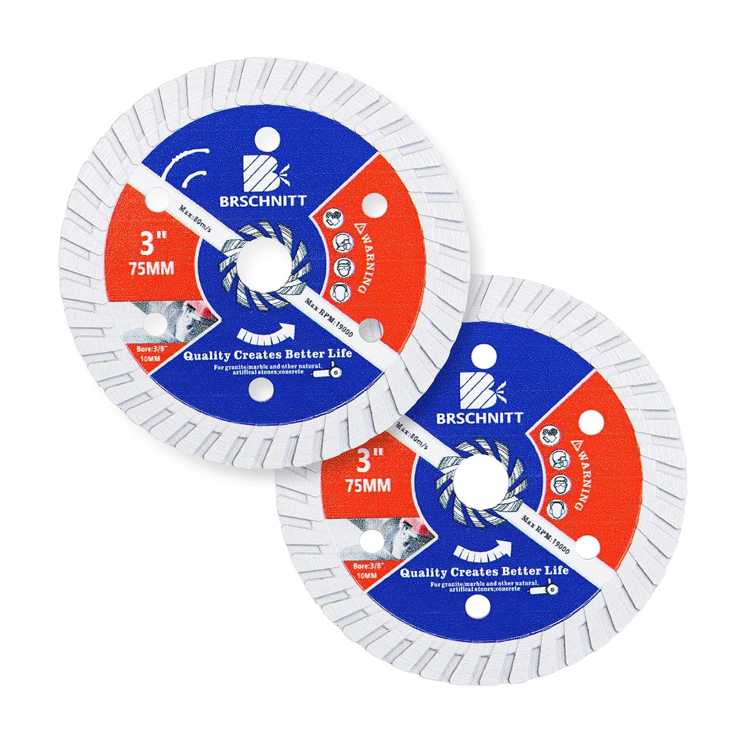 Detalle de BRSCHNITT diamond cutting disc, 3-inch