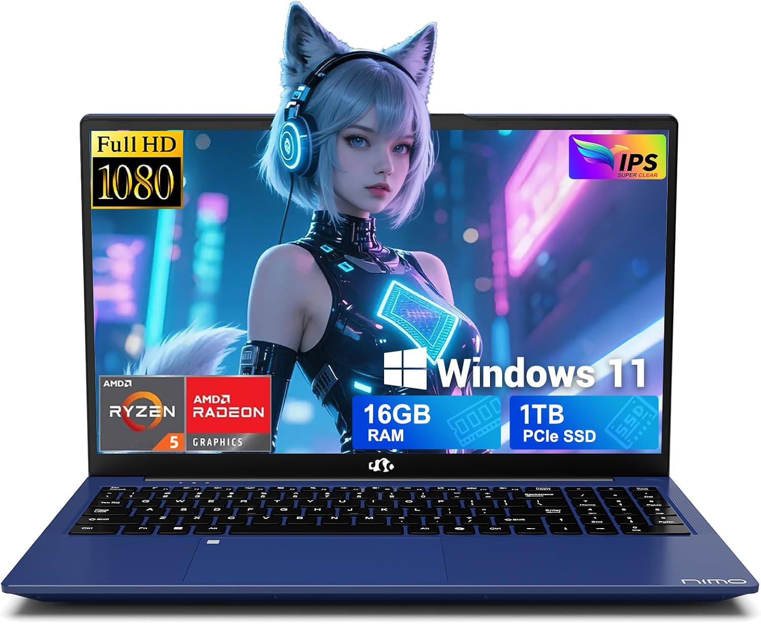 Detalle de NIMO Laptop 15.6-inch