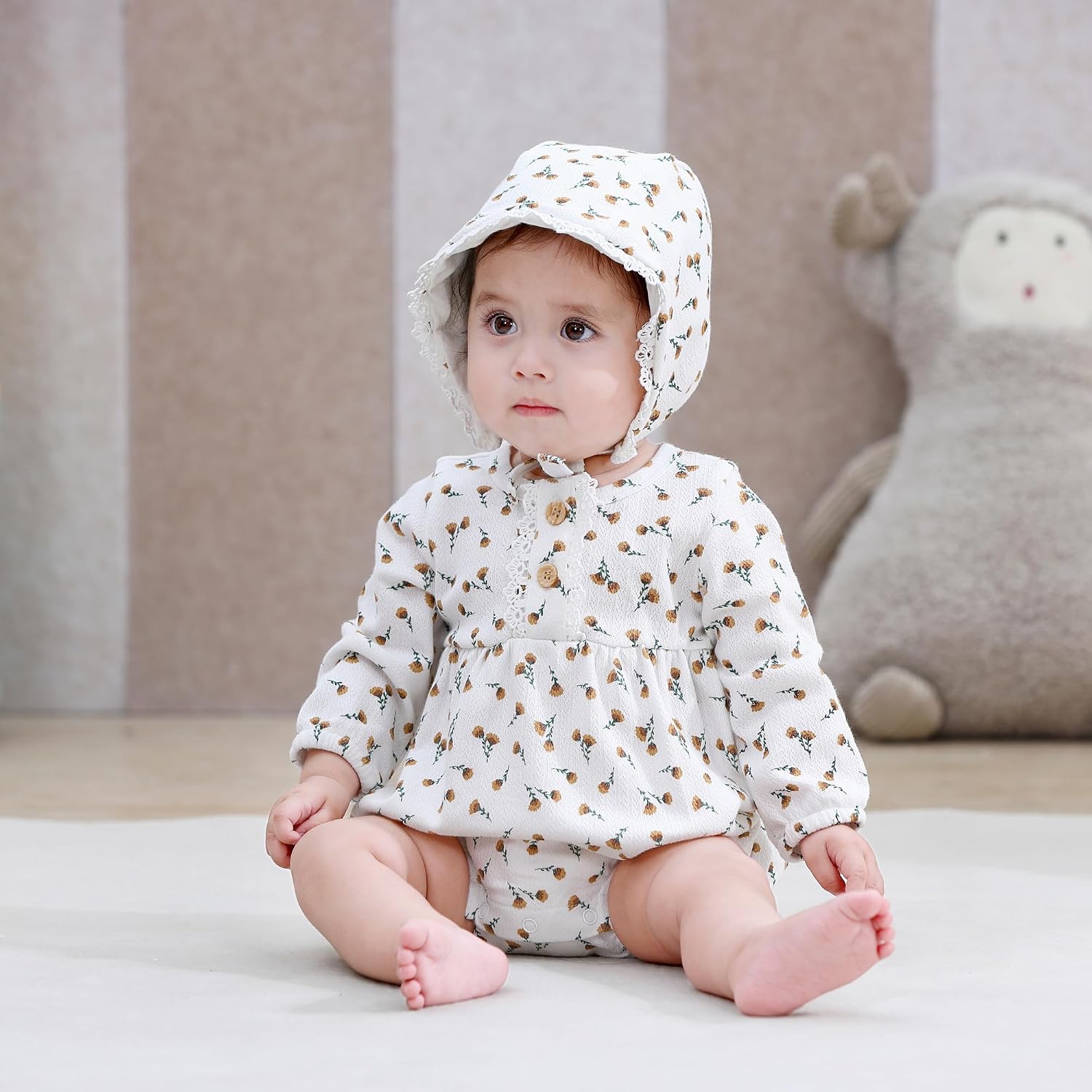 Thumbnail 3 de MAMIMAKA Newborn Bubble Rompers 4 Pack
