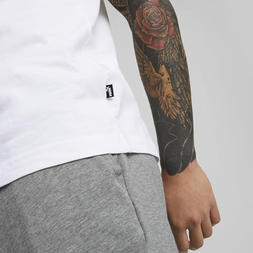 Thumbnail 6 de PUMA Ess Logo Tee camisetería de deporte con logo (algodón) – Blanco, talla M