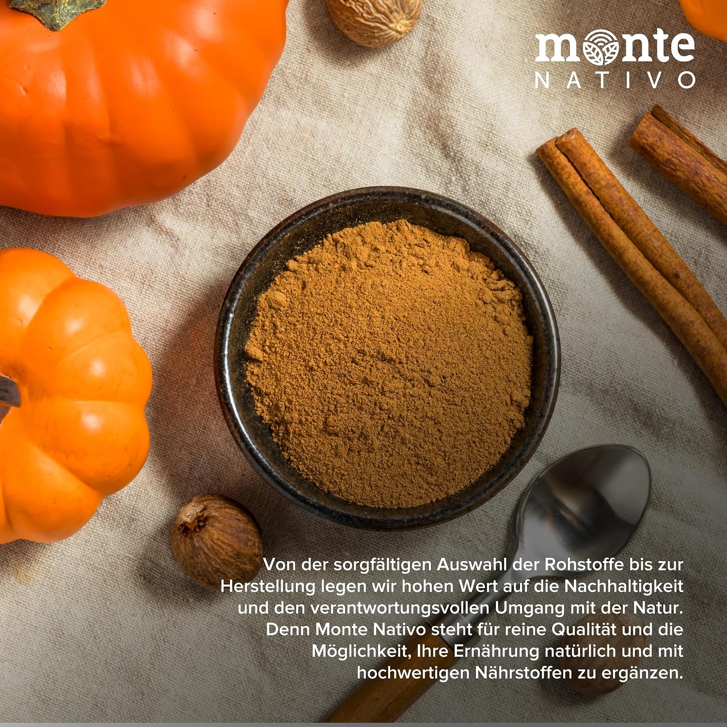 Detalle de Pumpkin Spice Monte Nativo (250 g) – Kürbis Gewürz