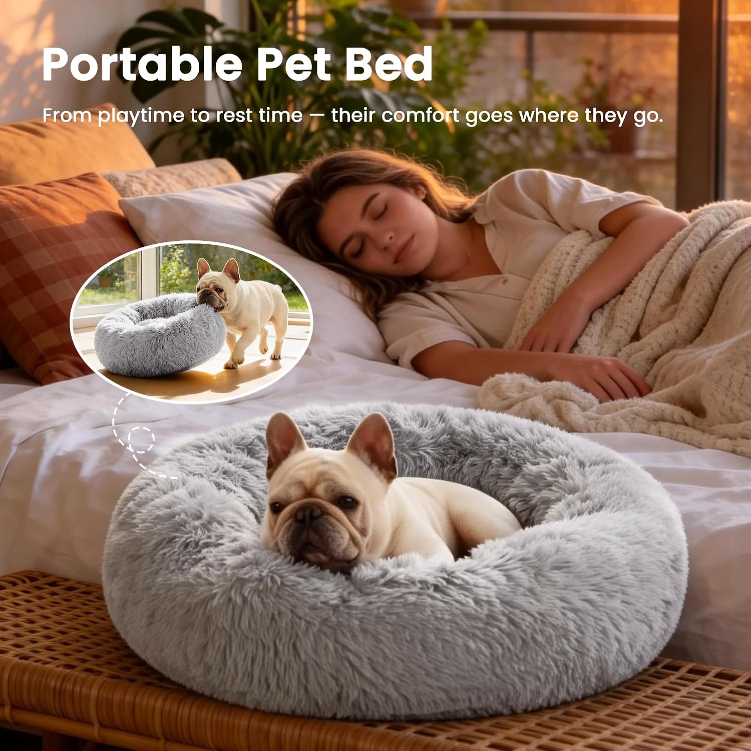 Detalle 2 de Love's cabin Cat Bed 20-inch