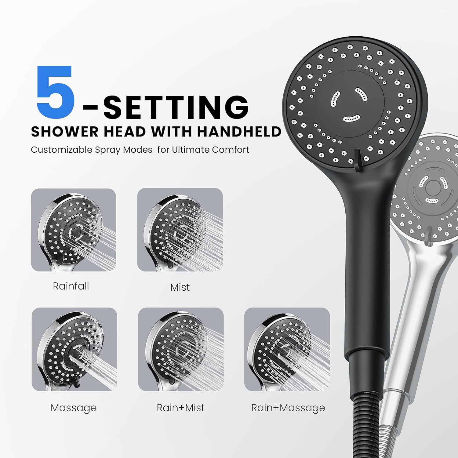 Thumbnail 2 de Seacity Wide Rain Shower Head 10"