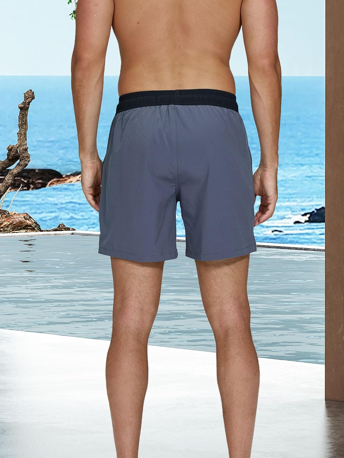 Detalle de Arcweg Herren-Badeshorts mit Kompression Liner