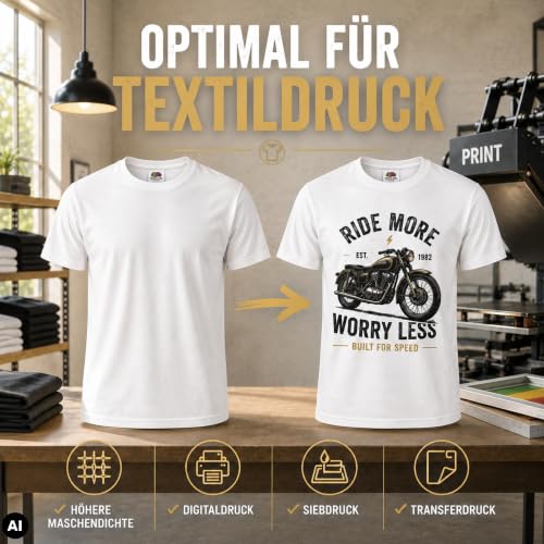 Thumbnail 5 de Fruit of the Loom HLKauf Bundle Herren Regular Fit T-Shirt Heavy Cotton Tee Shirt 5er Pack + Notizblock