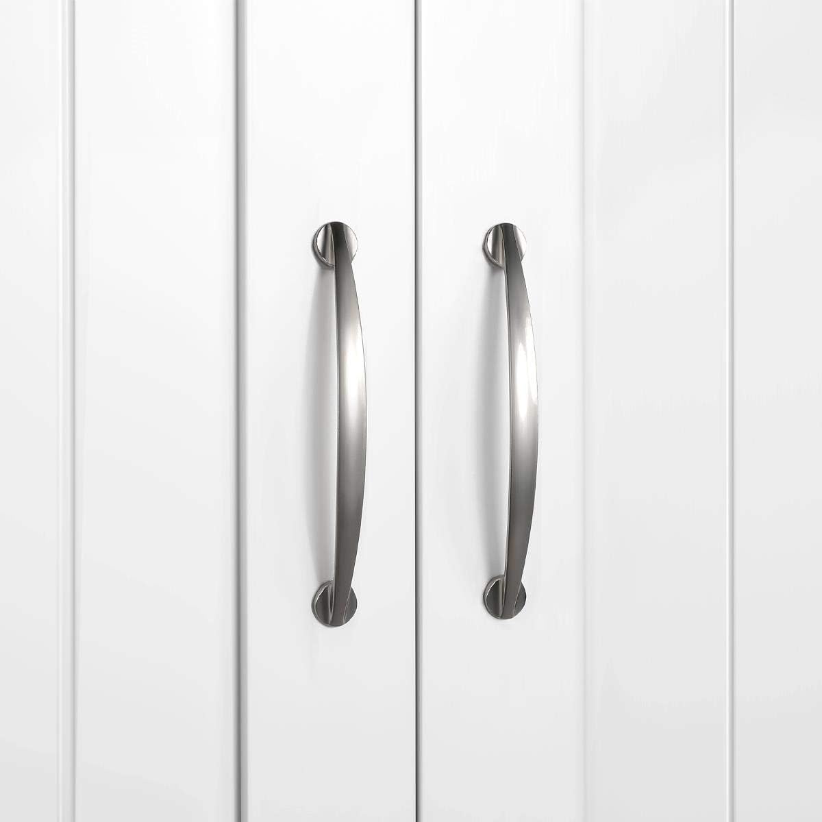 Detalle de Yaheetech Armadietto Bagno Sospeso da Parete 60x30x60 cm – Bianco, con 2 Ante e Ripiano Regolabile