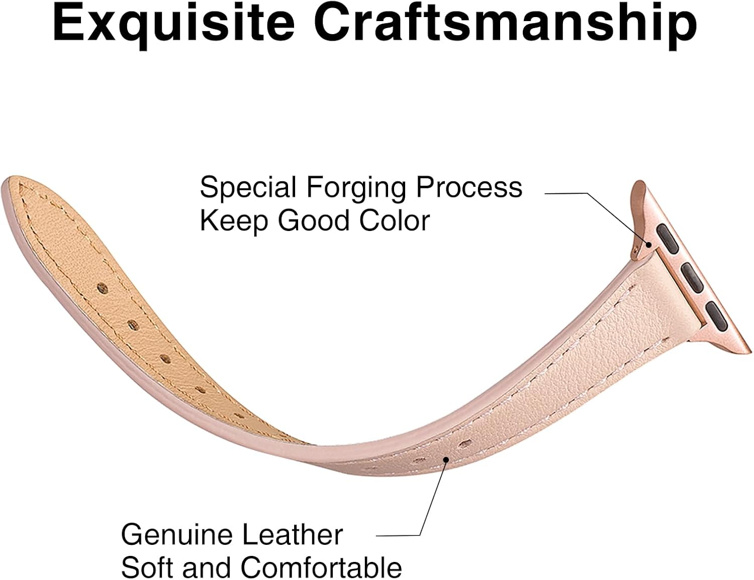 Thumbnail 3 de SUNFWR Leather Strap for Apple Watch 42–45mm