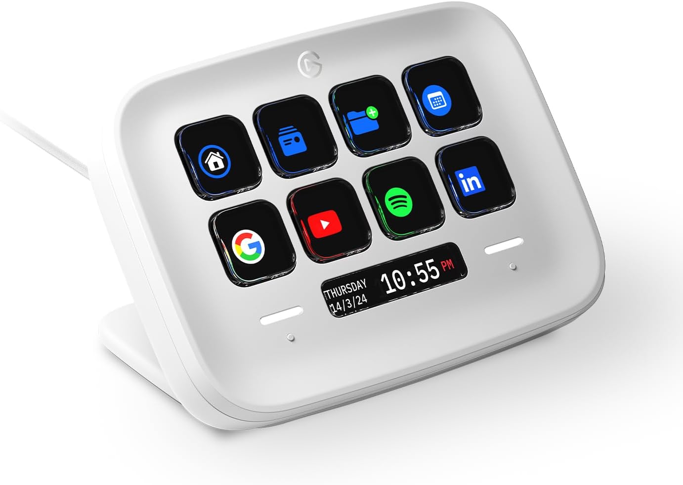 Detalle de Elgato Stream Deck Neo, 8-Key Controller with Customizable LCD Keys