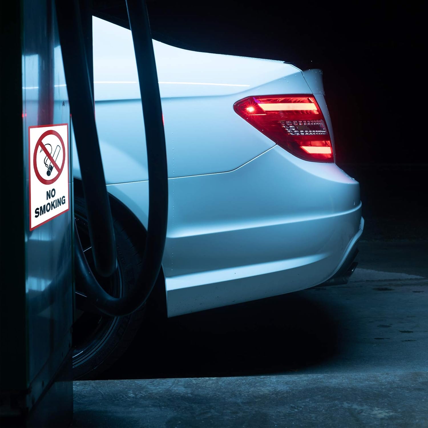 Detalle 2 de STROBO 2 Stück No Smoking Hinweisschild – 30x20 cm, UV-beständige Hartschaumplatte