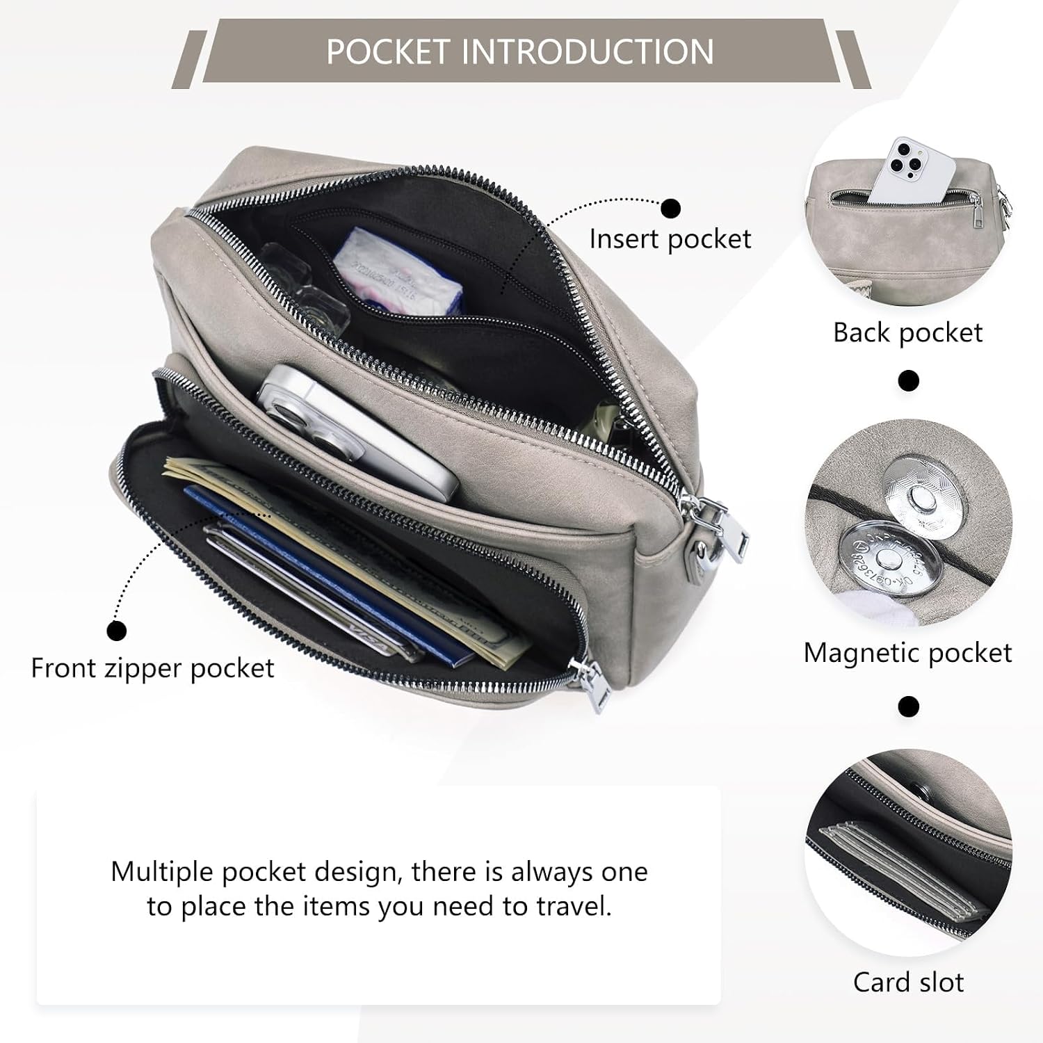 Thumbnail 6 de MUIIKOLA Cross Body Bag for Women purse