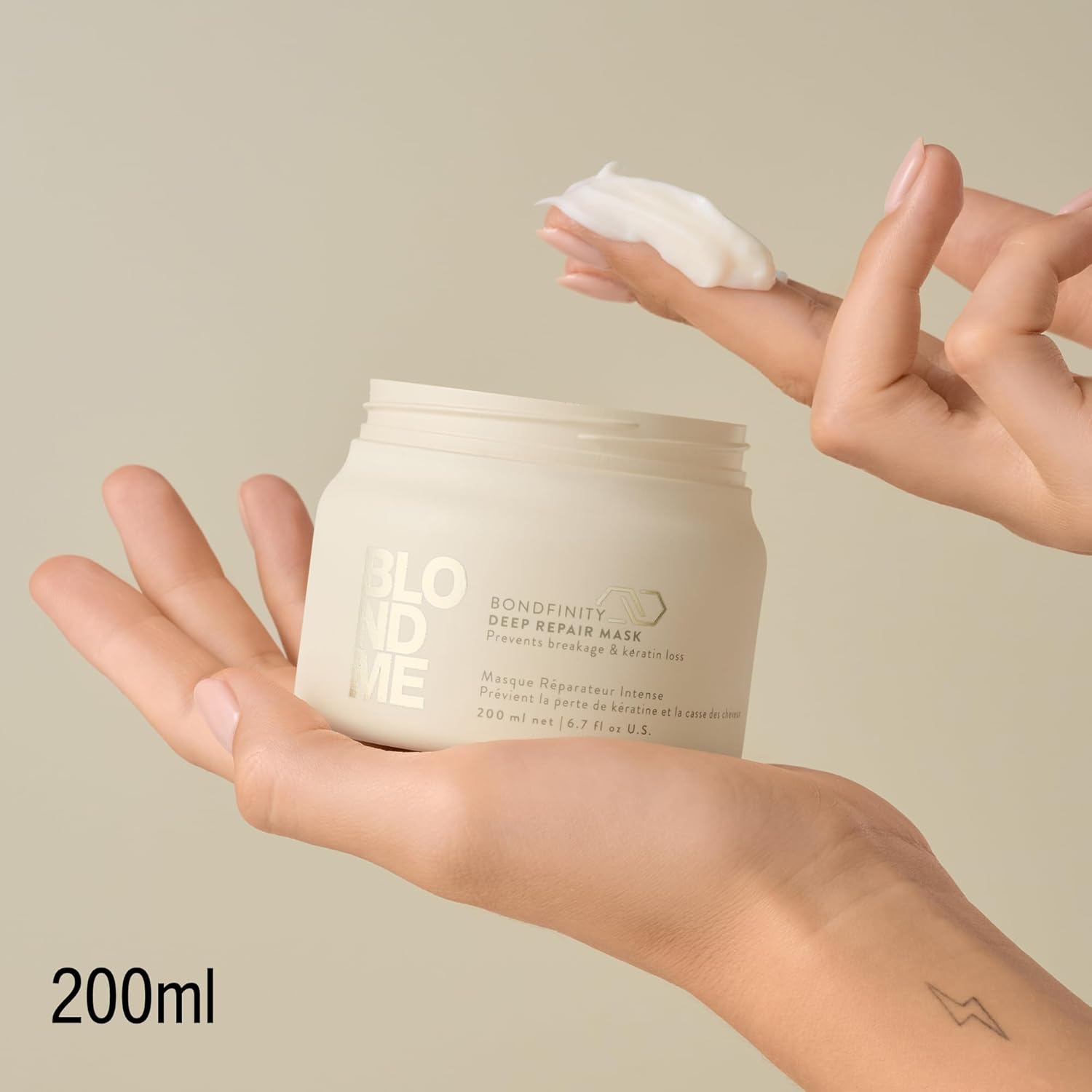 Thumbnail 1 de Schwarzkopf Professional BLONDME Bondfinity Deep Repair Mask (200 ml) for porous, bleached blonde hair