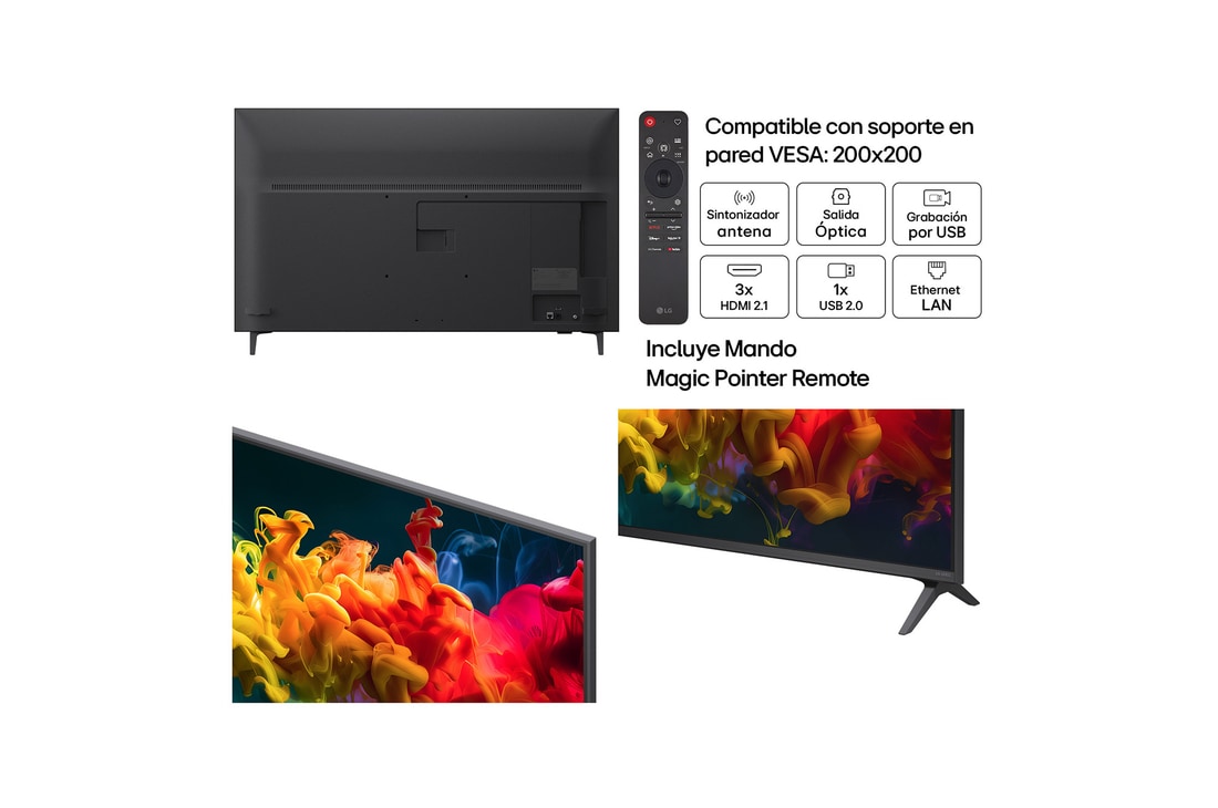 Detalle de LG QNED81 43" Evo MiniLED AI QNED81B6C.OUTLET: guía de compra para la versión 2026