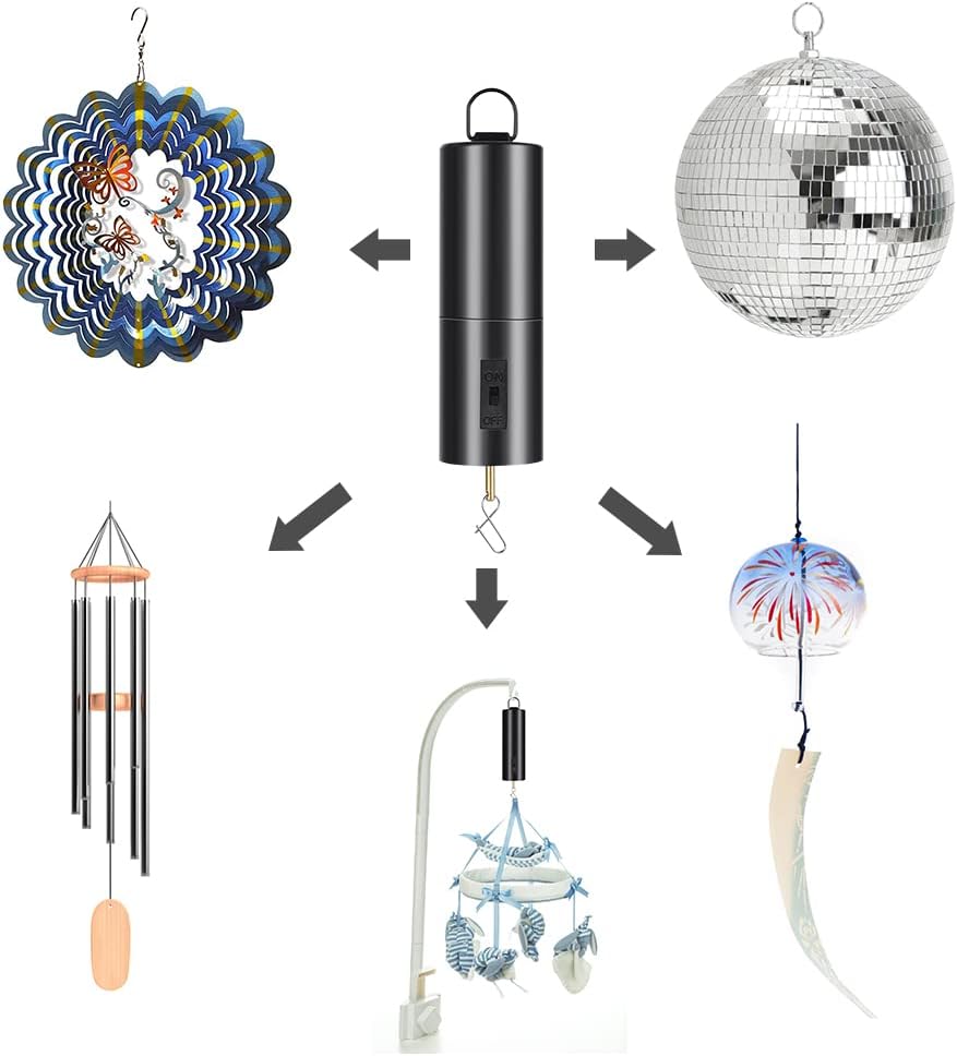 Thumbnail 4 de Ainiv 1 windspinner motor, circa 30 omw/min, op batterijen
