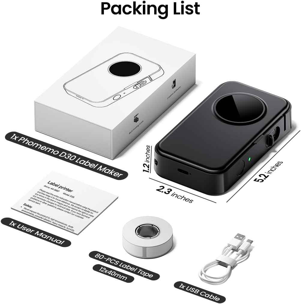Thumbnail 6 de Phomemo D35 mini label maker 58mm ๐