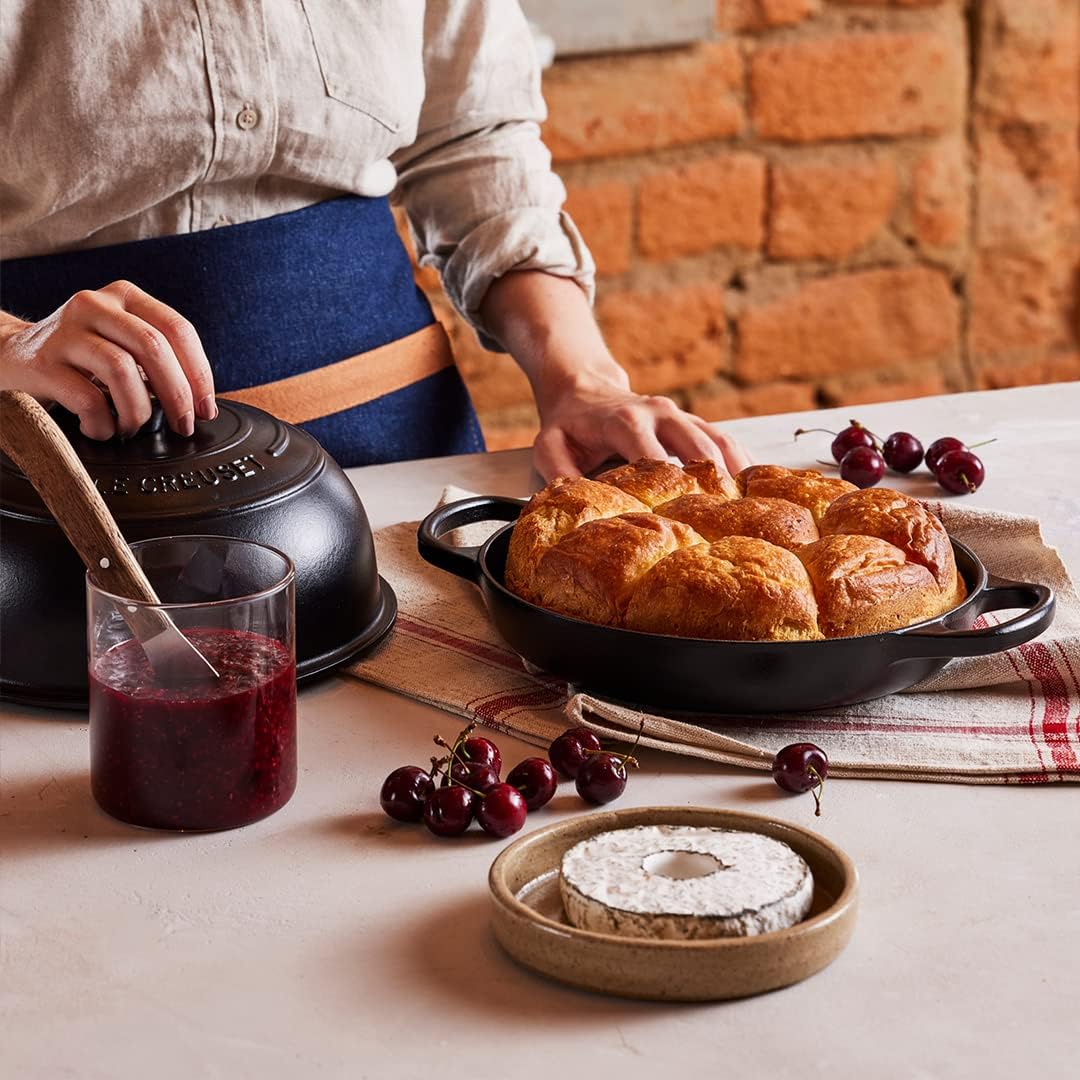 Thumbnail 4 de Le Creuset Signature Gusseisen Brot Bräter, 24 cm – Matt Schwarz
