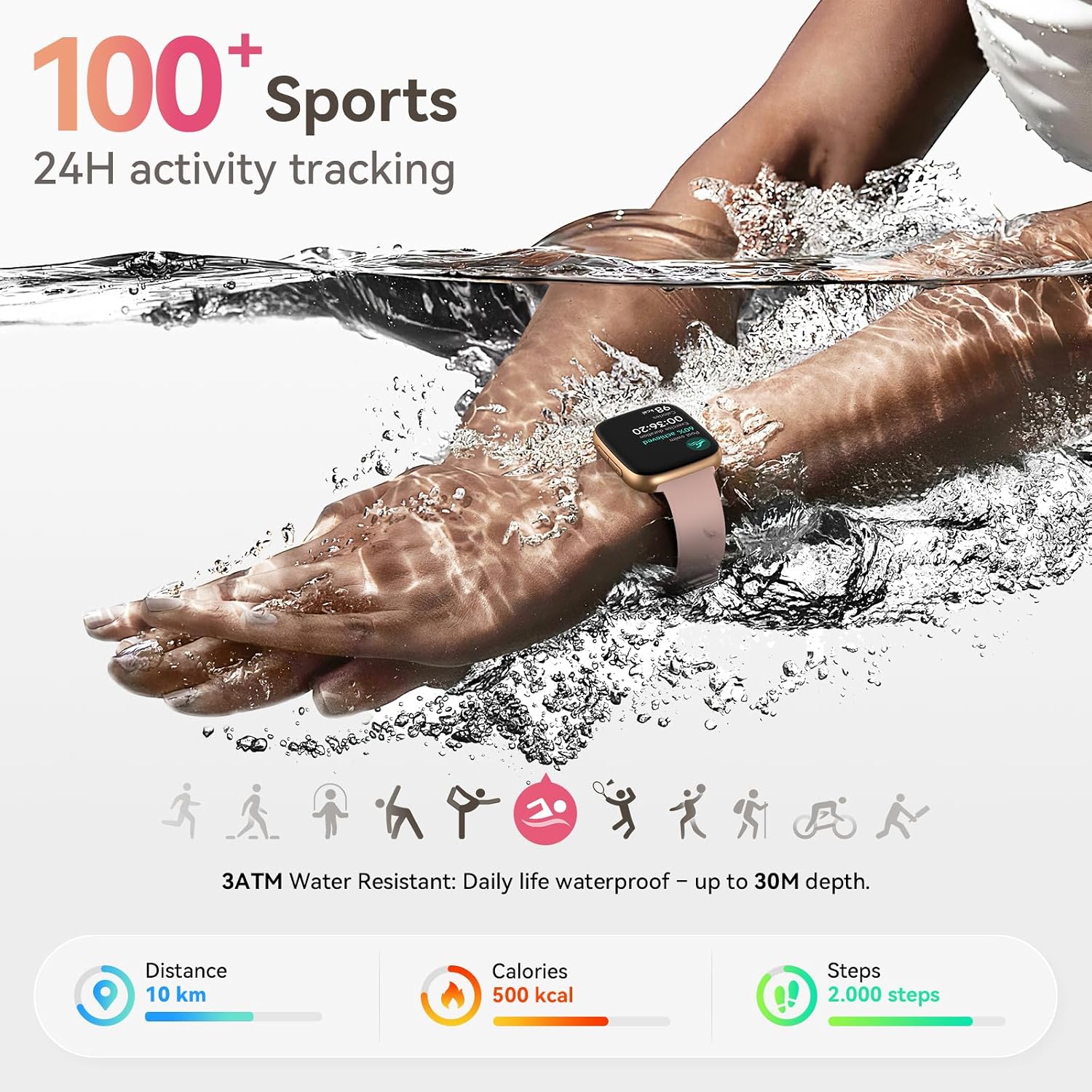 Detalle de Smart Watch for Women with 1.85" AMOLED Display and Call Function