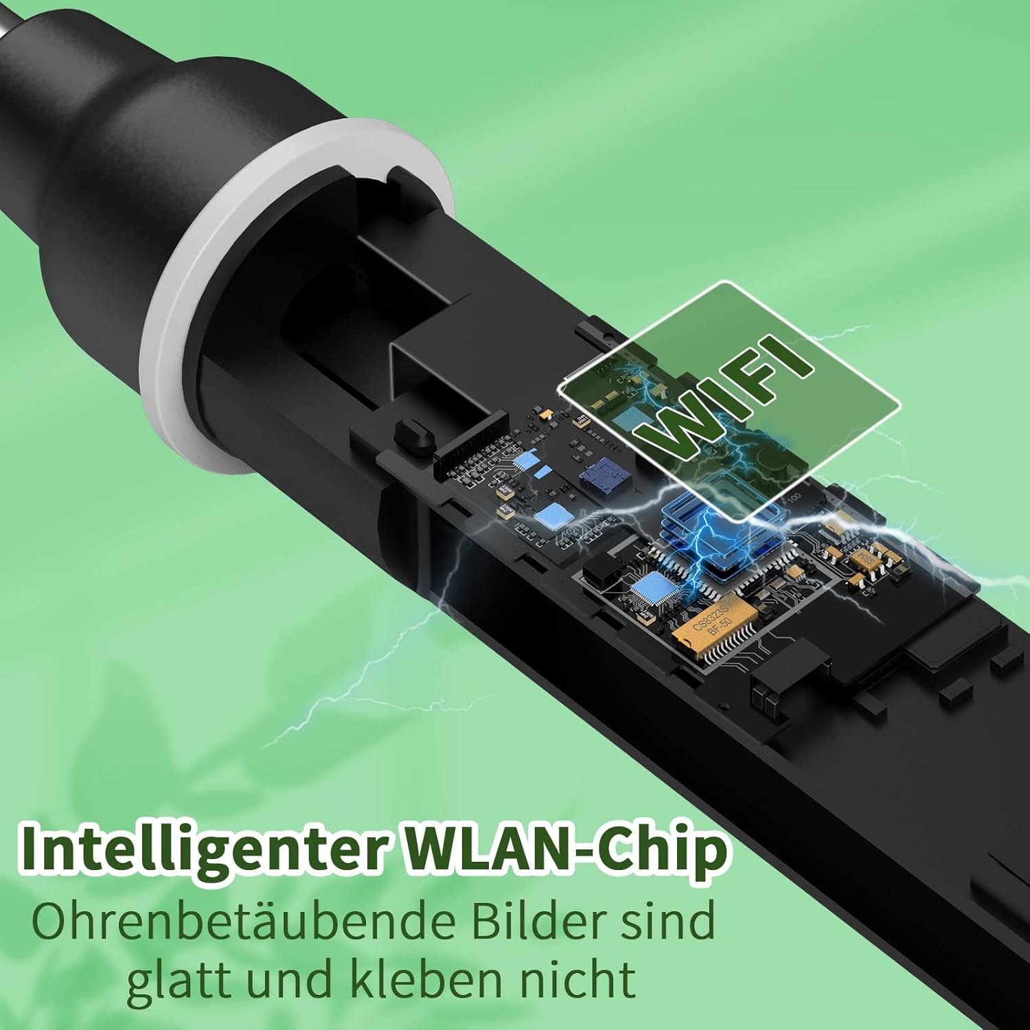 Thumbnail 5 de AZHE 1920P WLAN-Otoskop zum Entfernen von Ohrenschmalz (Ohrenschmalz Entferner) inkl. 3,0 mm Sonde