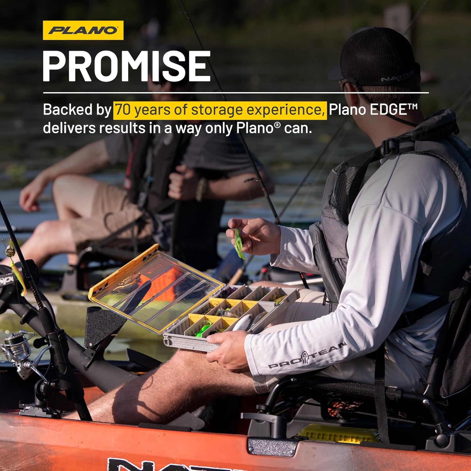 Thumbnail 6 de Plano EDGE 3700 Premium Tackle Utility Box: Waterproof, Stackable Organizer for Bait & Tackle