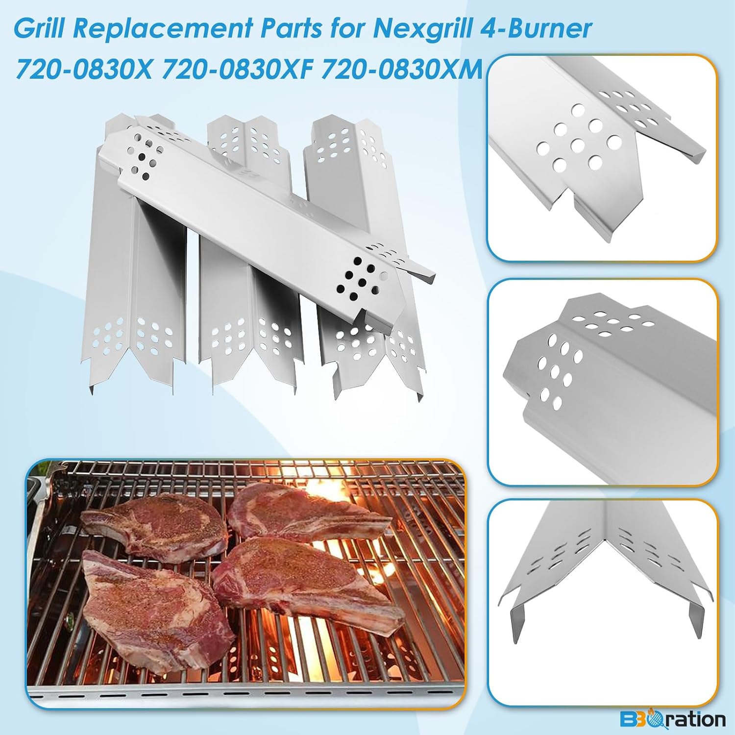 Thumbnail 2 de BBQration Nexgrill replacement parts kit, 4-burner