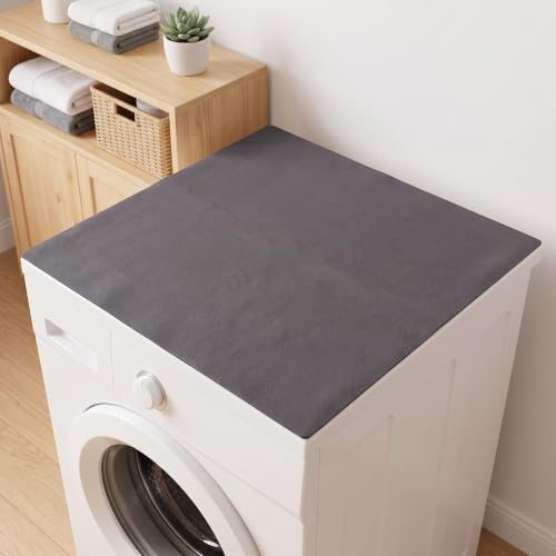 Thumbnail 8 de KoolYouth Waschmaschinenauflage 60x60 cm – rutschfeste Staubschutzabdeckung für Waschmaschine und Trockner