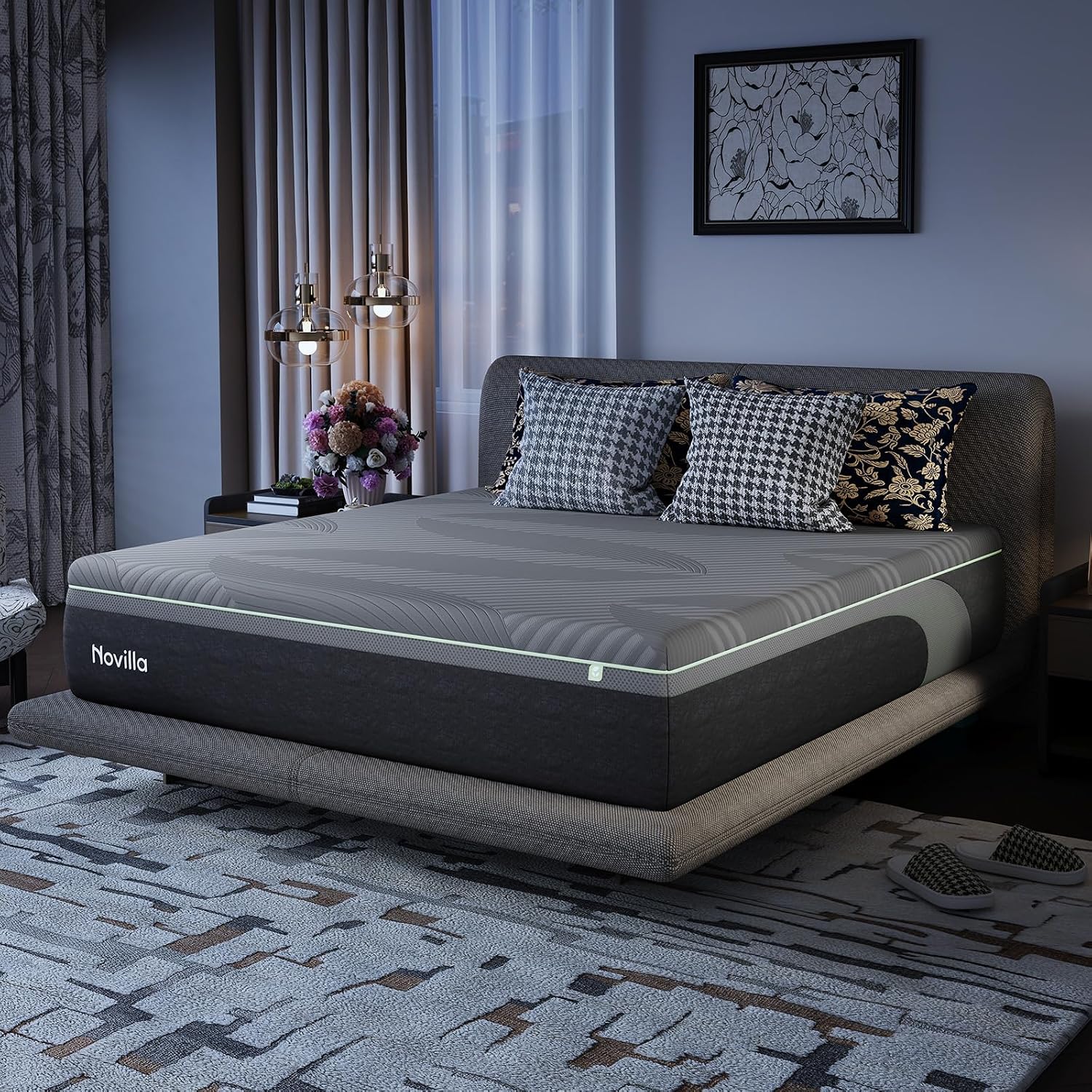 Detalle 2 de Novilla N-2508M01053-12-Q AiryFlow 12-Inch Queen Memory Foam Mattress