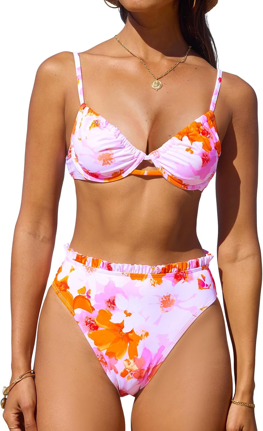 Thumbnail 6 de Maillot de bain floral CUPSHE 2 pièces