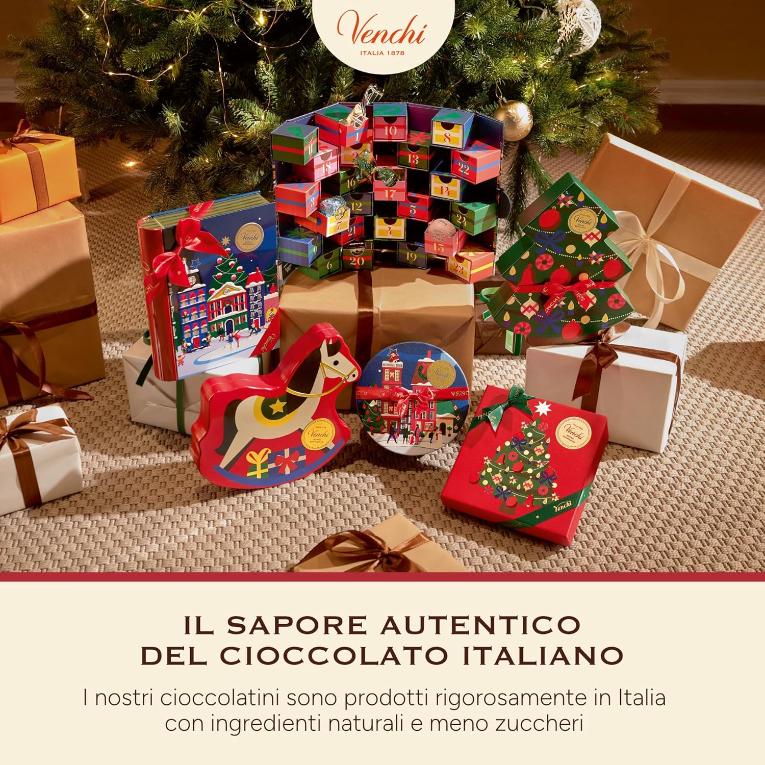 Thumbnail 6 de Venchi Confezione Albero di Natale con Cioccolatini Cometa Assortiti – Edizione Limitata 197 g (Senza Glutine)