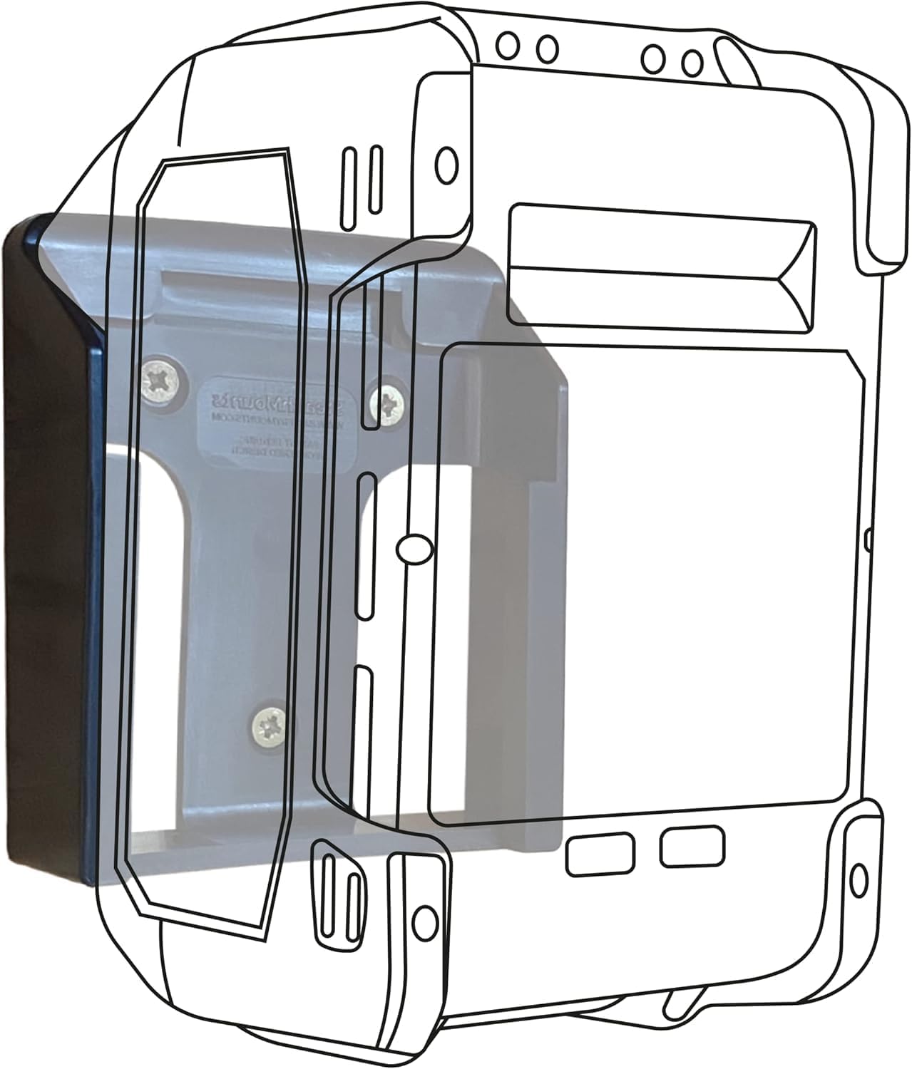 Detalle 1 de Battery holders Stealth Mounts 6 pack