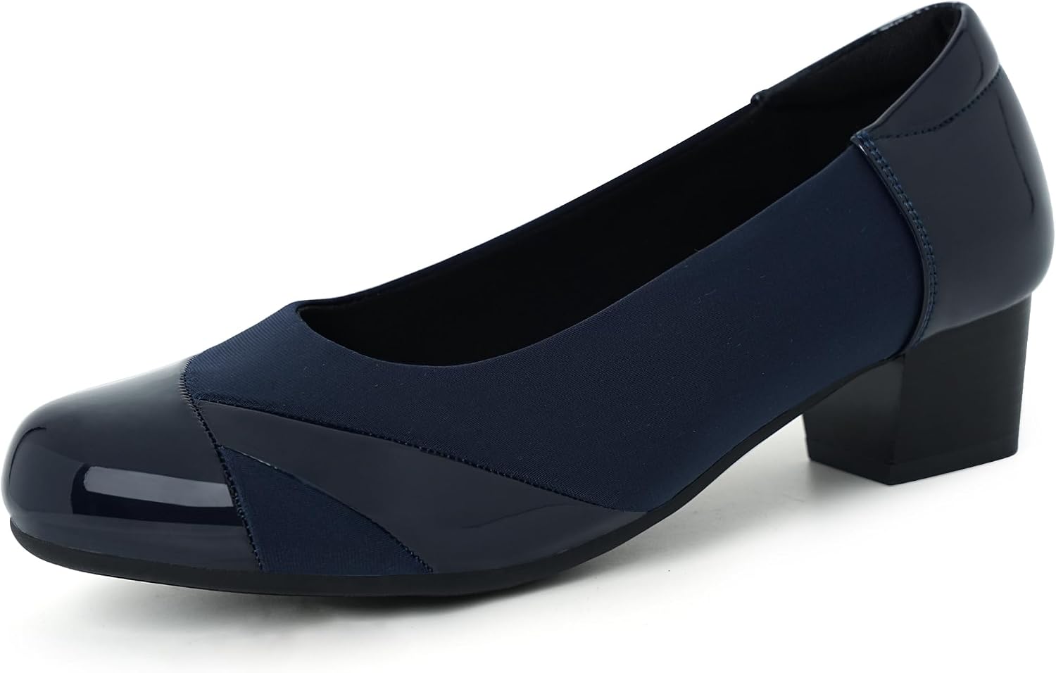 Detalle de Ortho + Rest Hallux Valgus Pumps für Damen mit Low Heel – eleganter Slip-On für sensible Füße