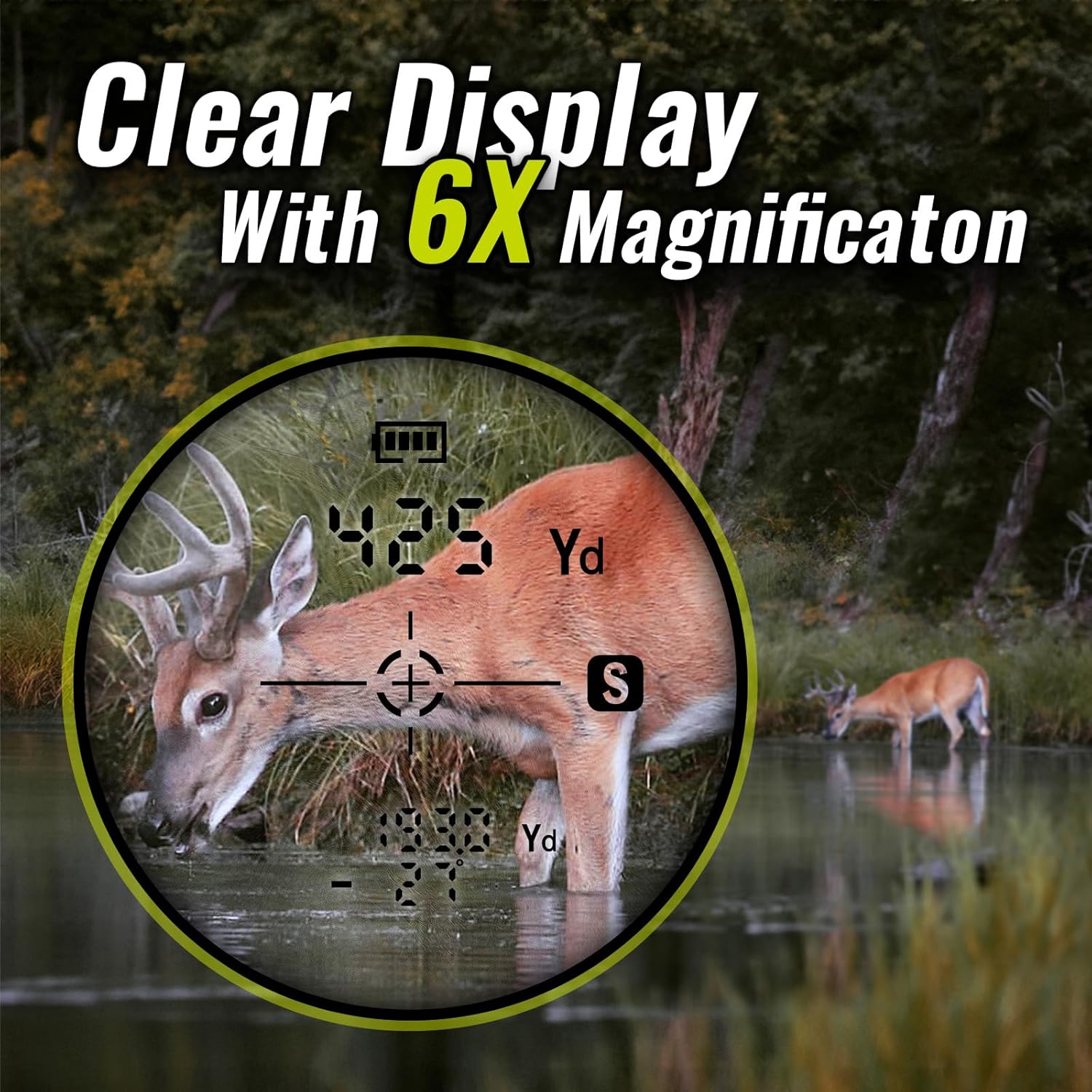 Detalle de TideWe Hunting Rangefinder 6X Magnification