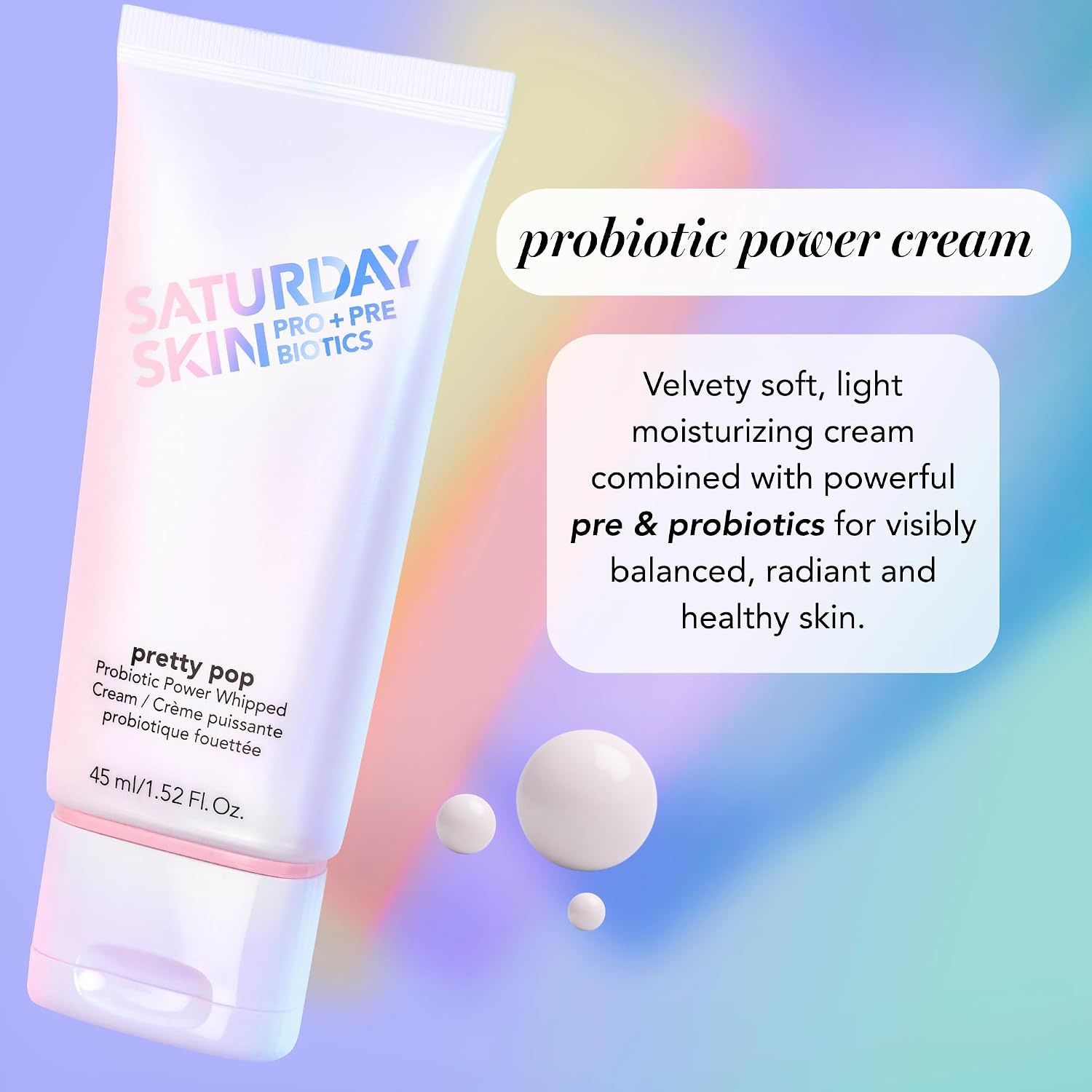 Thumbnail 1 de Saturday Skin probiotic face moisturiser, 45 ml