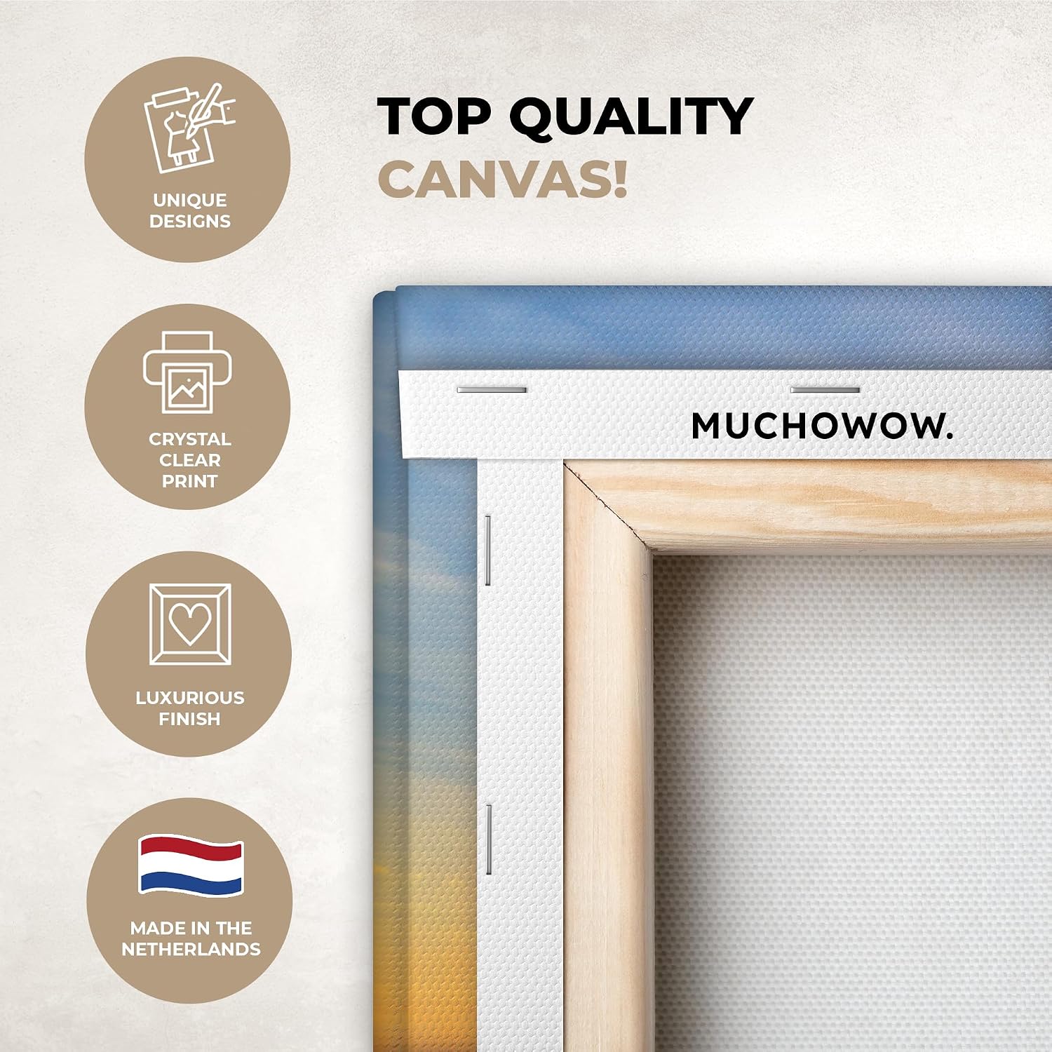 Thumbnail 1 de MuchoWow© Impression sur Toile 120x80 cm