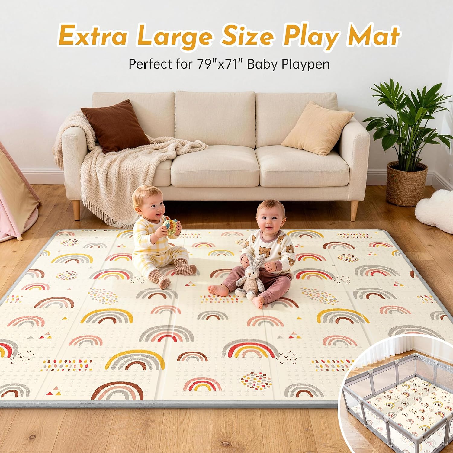 Detalle 1 de Baby Play Mat 79x71